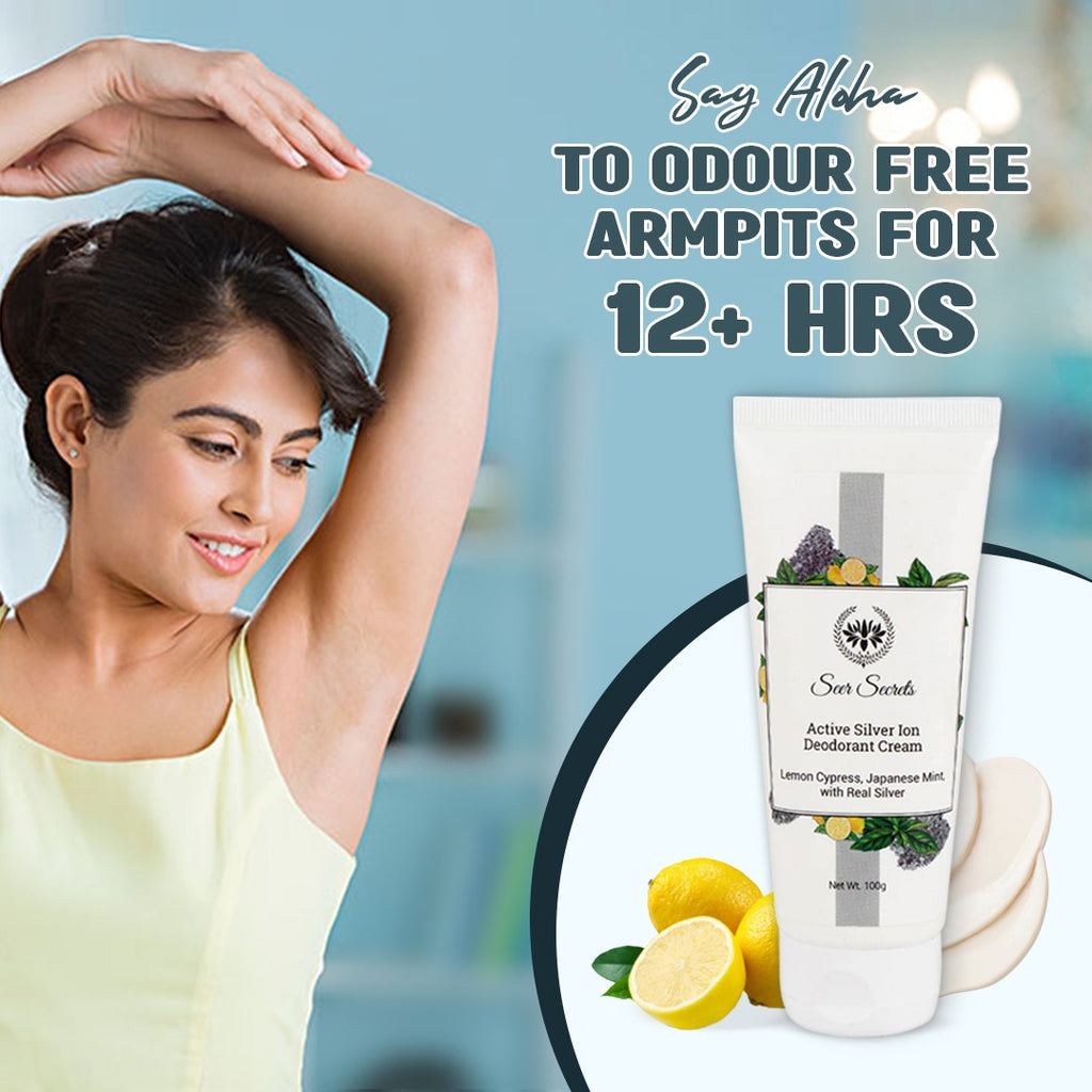 Active silver Ion deodorant 12hours