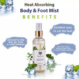 Benefits body and foot mist