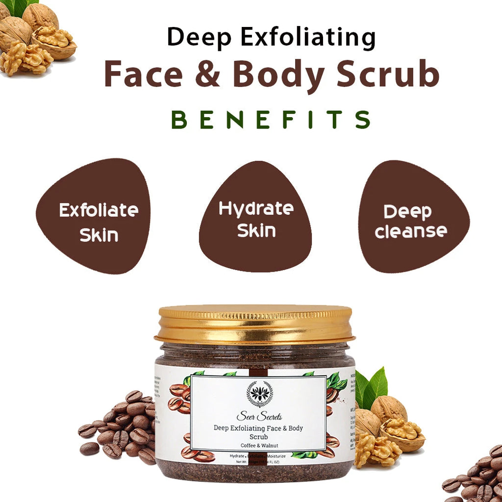 Deep Exfoliating Face & Body Scrub Benefits