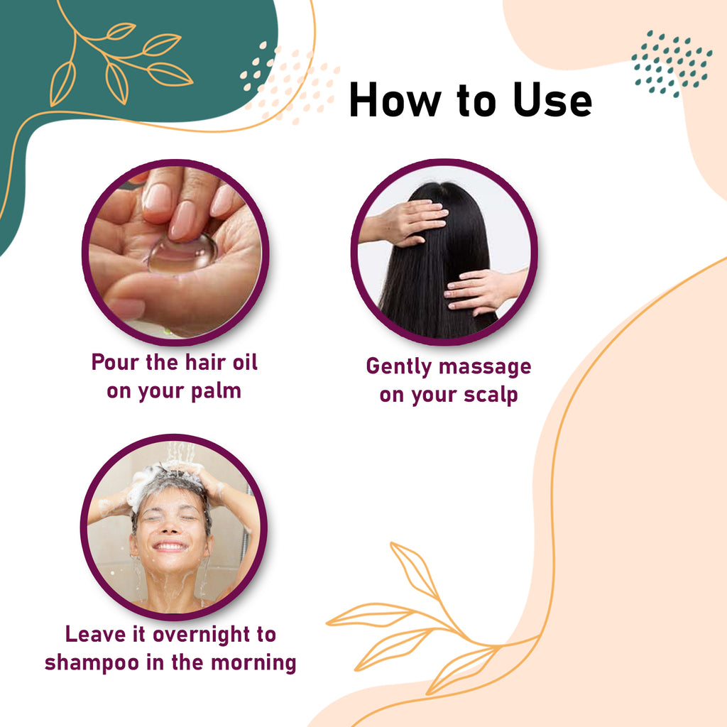 How to use restorative scalp oil