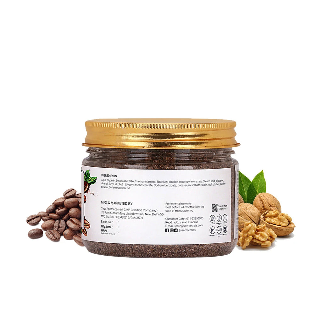 Ingredients Deep Exfoliating Face & Body Scrub Coffee & Walnut