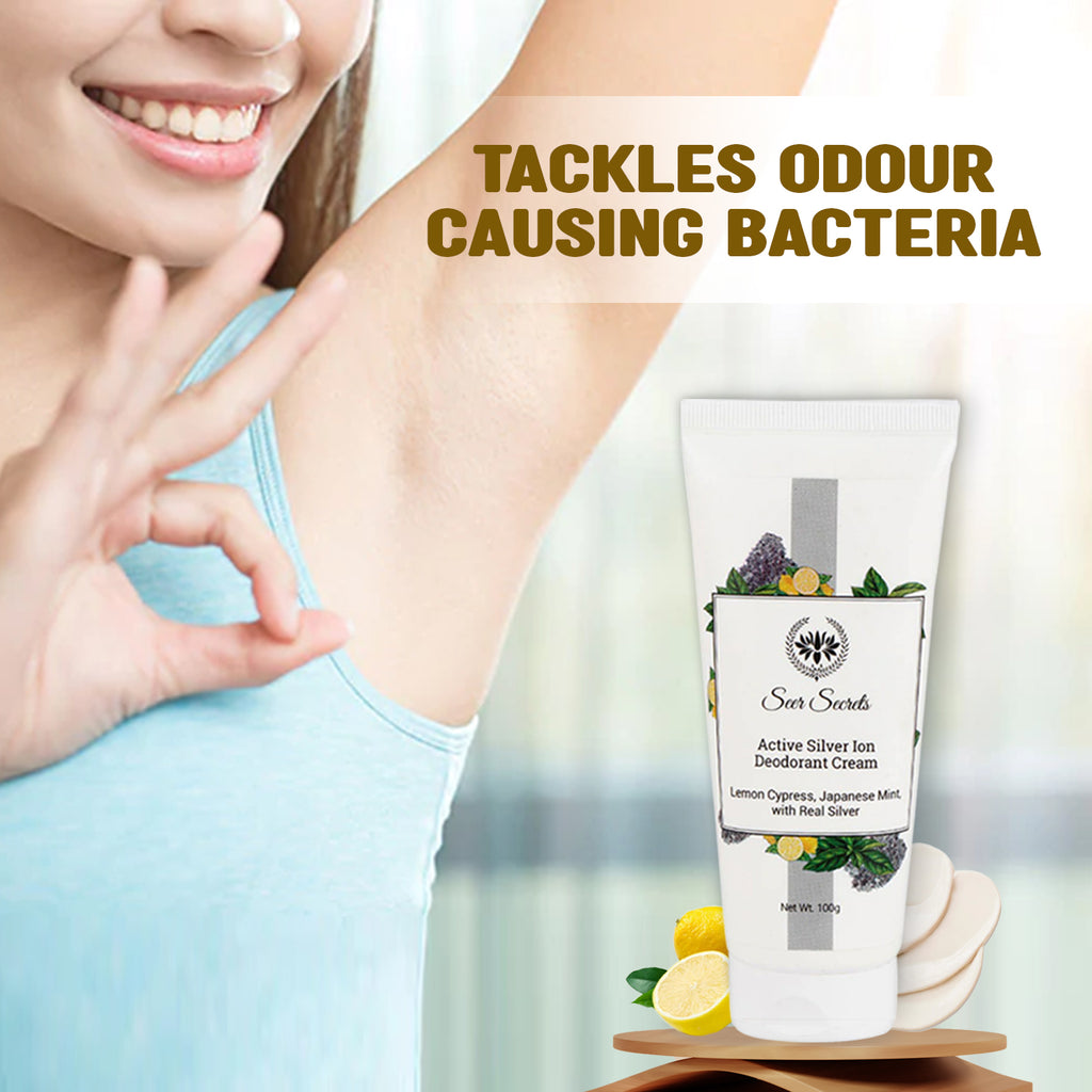 Taceles odour active silver Ion deodorant cream