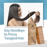 Tagline wide tooth comb