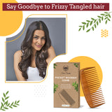Tagline pocket wooden comb