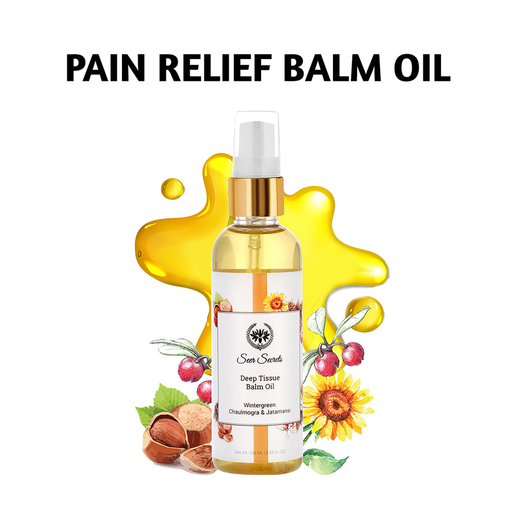 Deep Tissue Balm Oil - Quick Pain Relief Oil 100 ML