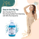 uses blue spirulina body wash