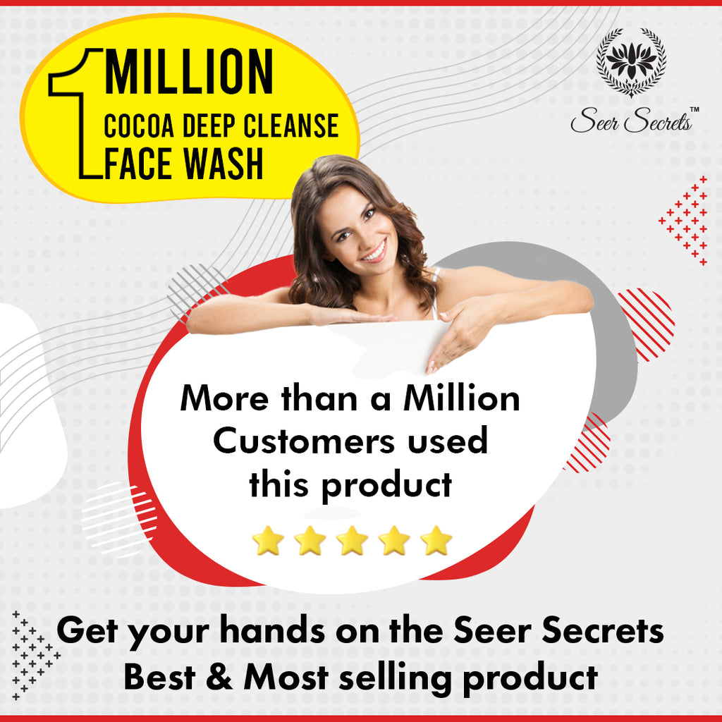 1 million customers cocoa deep cleanse face wash