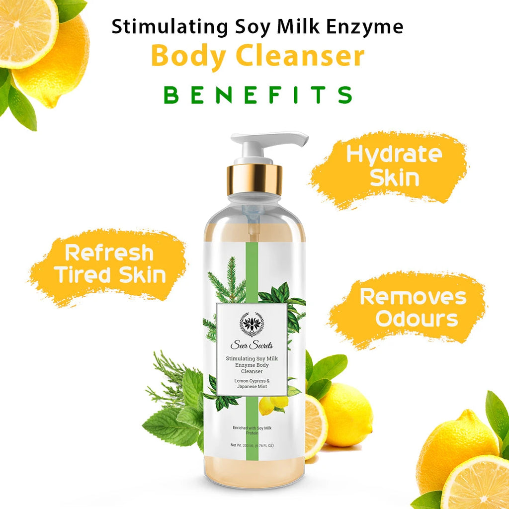 Benefits of Lemon soy milk enzyme body cleanser