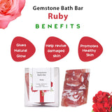 Benefits of ruby gemstone bath bar