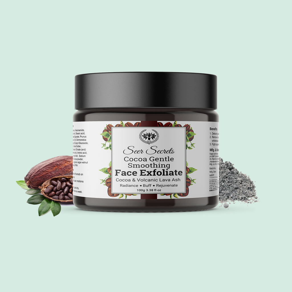 Cocoa gentle smoothing face exfoliate