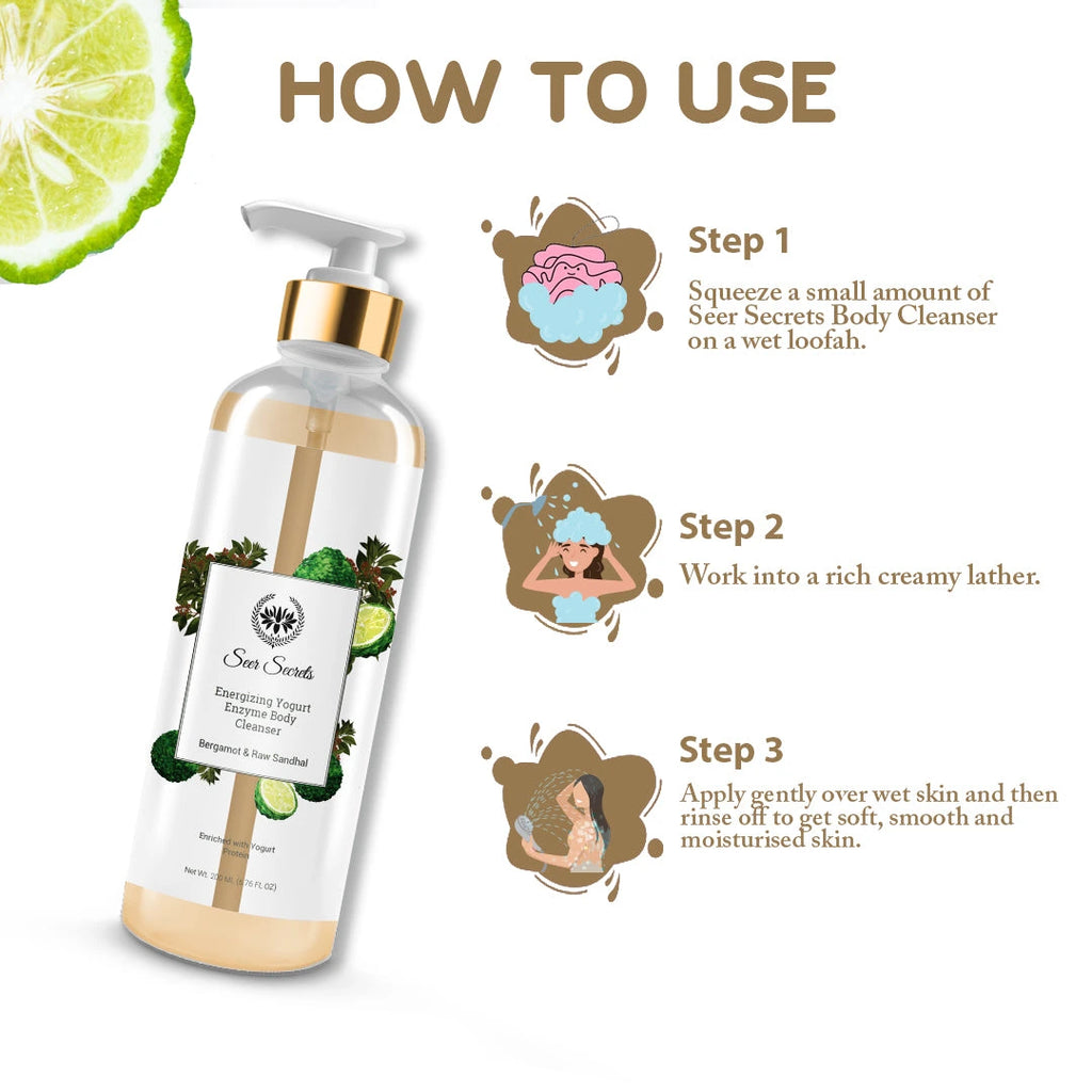How to use body cleanser