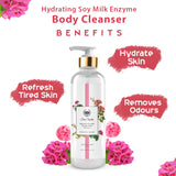 Hydrating soy milk enzyme body cleanser benefits