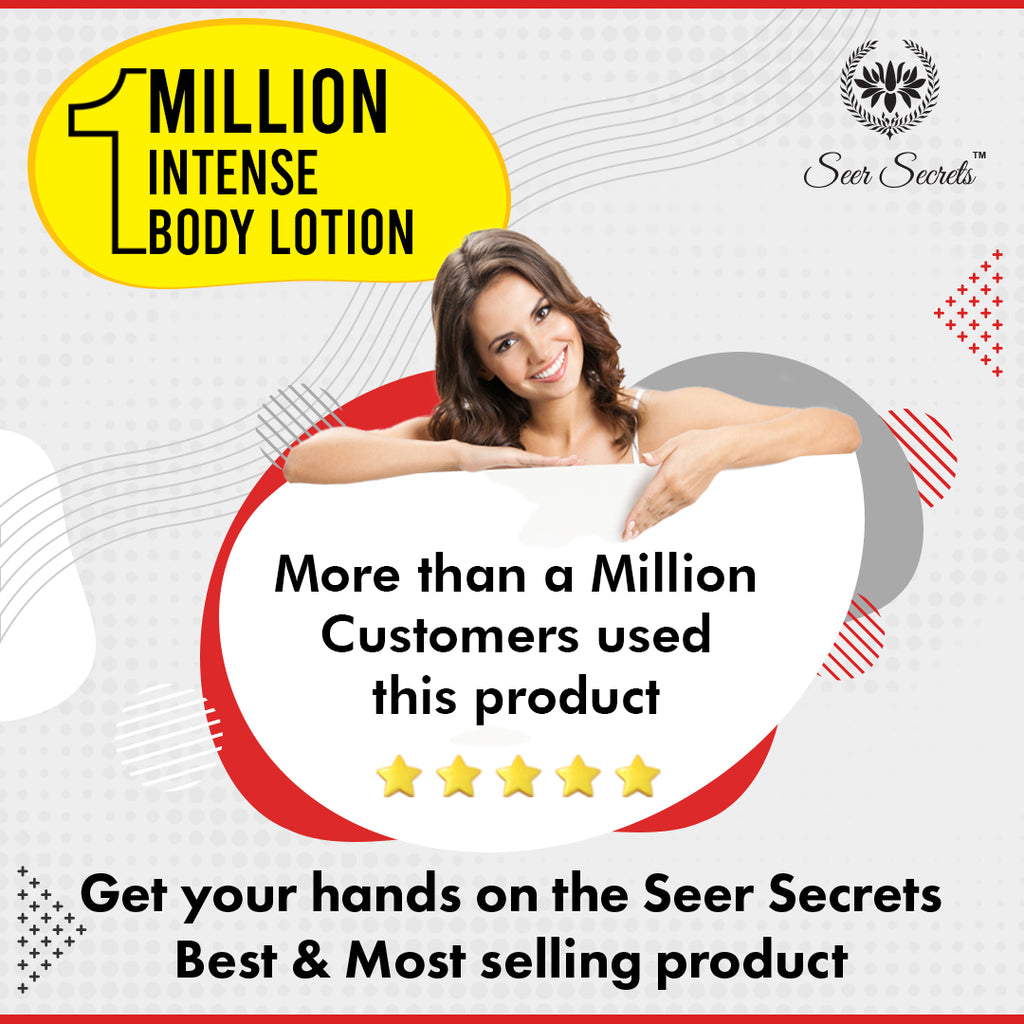 One million customers of intense body lotion