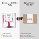 Seersecretsruby gemstone bath bar vs conventioanl bar