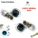 Tea combos lively herbal duo