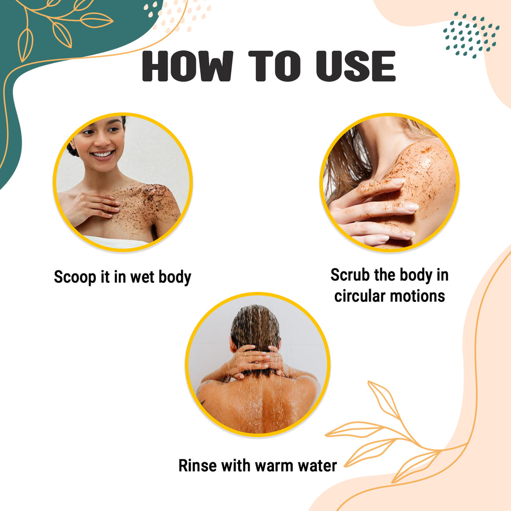 how to use coca body scrub